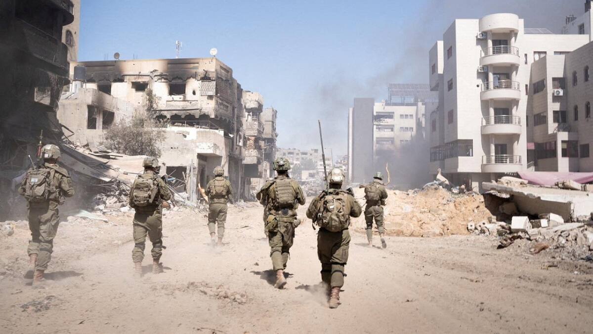 Soldados de Israel en Gaza. Foto: Reuters.