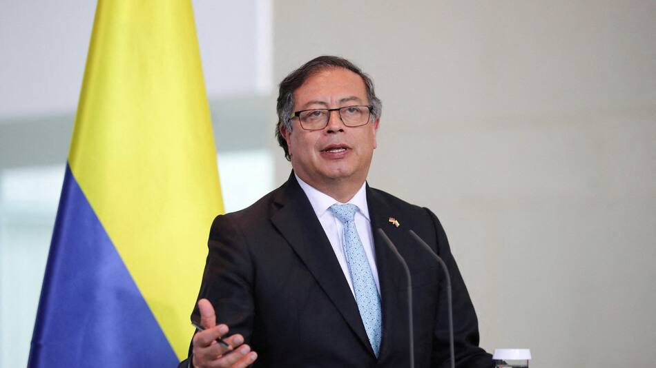 Gustavo Petro, presidente de Colombia. Foto: Reuters.