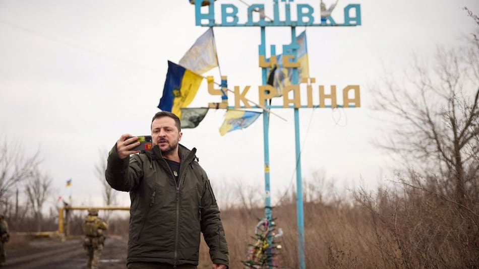 Volodímir Zelenski, presidente de Ucrania. Foto: Reuters.