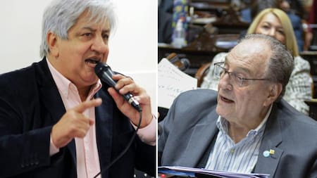 Julio Piumato y Carlos Heller. Fotos: NA