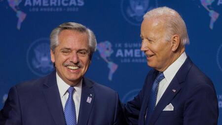 Alberto Fernández y Joe Biden, NA