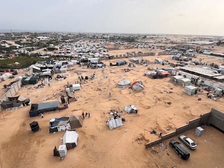 Cruce fronterizo de Rafah. Foto: Reuters.