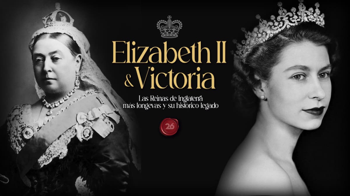 Elizabeth II y Victoria: las reinas de Inglaterra más longevas y su histórico legado. Foto: 26 Historia / Canal 26.