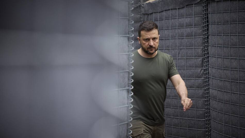 Volodimir Zelenski, presidente de Ucrania. Foto: EFE.