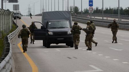 Tropas del Grupo Wagner avanzan a Moscú. Foto: Reuters.