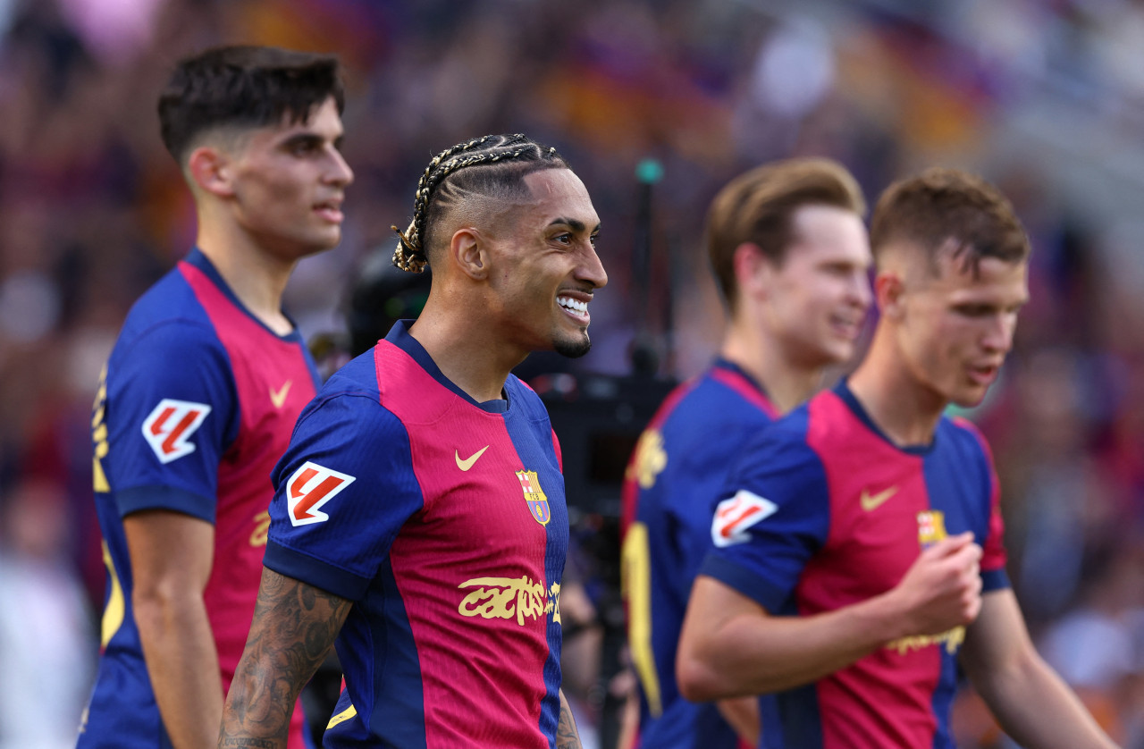 El Barcelona, a un paso del campeonato. Foto: Reuters/Albert Gea