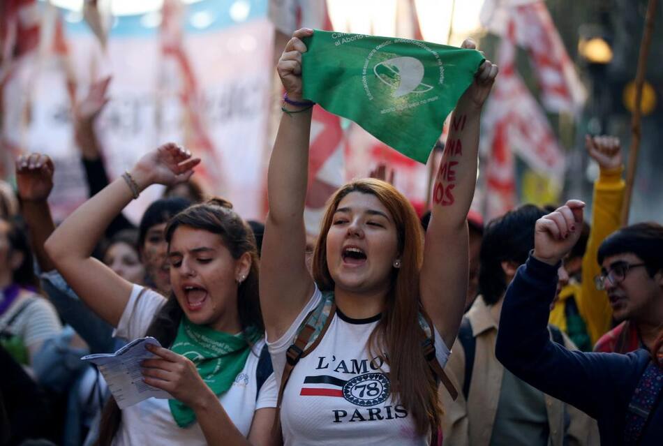 Ni una menos - marchas en todo el país, Reuters