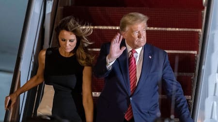 Donald Trump y su esposa Melania, Reuters.