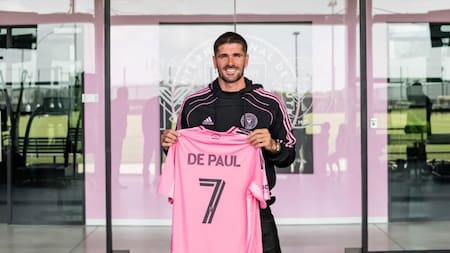 Rodrigo De Paul quedó habilitado para jugar: ¿cuándo podría debutar en el Inter Miami de Messi?