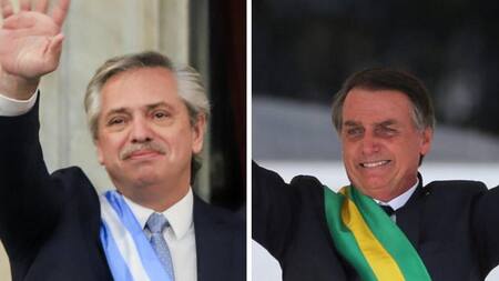 Alberto Fernández y Jair Bolsonaro