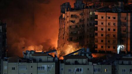 Destrozos en Líbano tras ataques israelíes. Foto: Reuters.