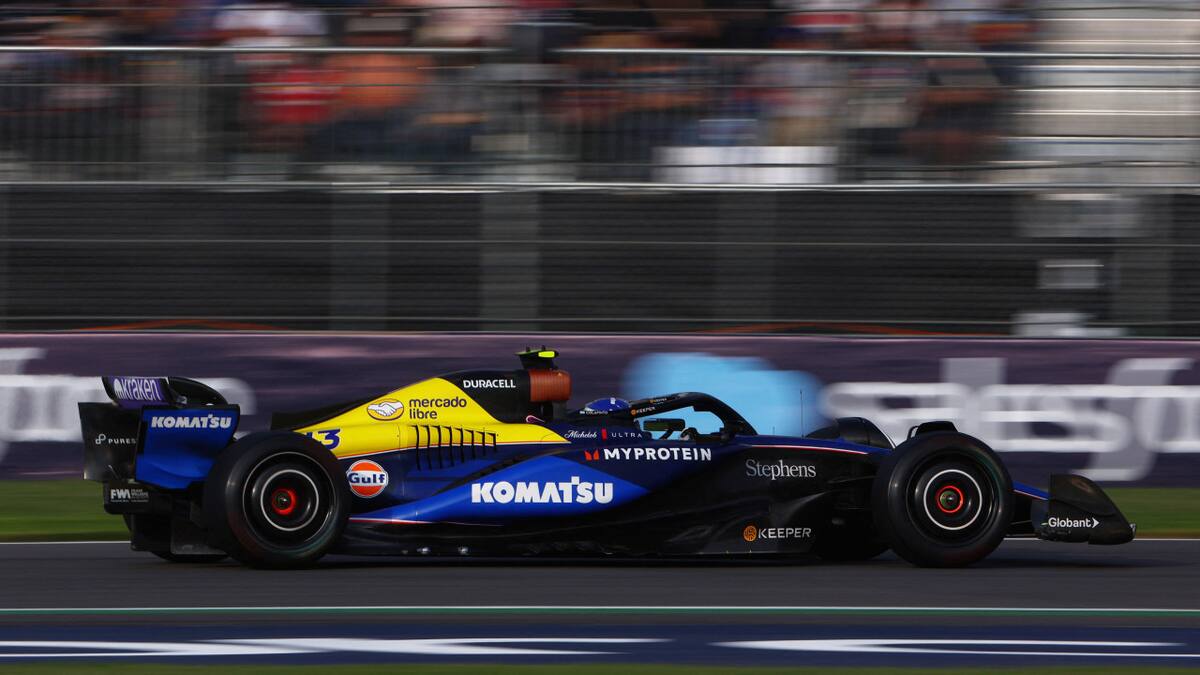 Franco Colapinto en el Gran Premio de México, Fórmula 1. Foto: Reuters.