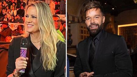 Rebecca de Alba y Ricky Martin. Foto: Instagram/ @dealbarebecca @ricky_martin