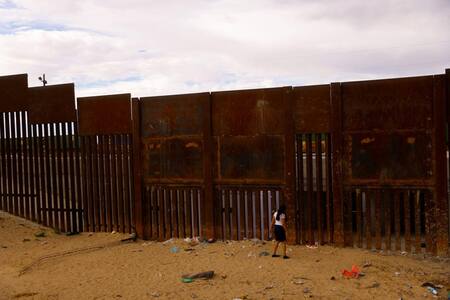 El muro de la frontera entre México y Estados Unidos. Foto: Reuters.