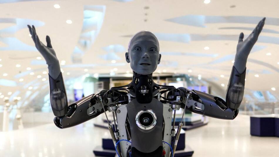 Ameca será exhibido en el Museo de Futuro de Dubai. Foto: Reuters.