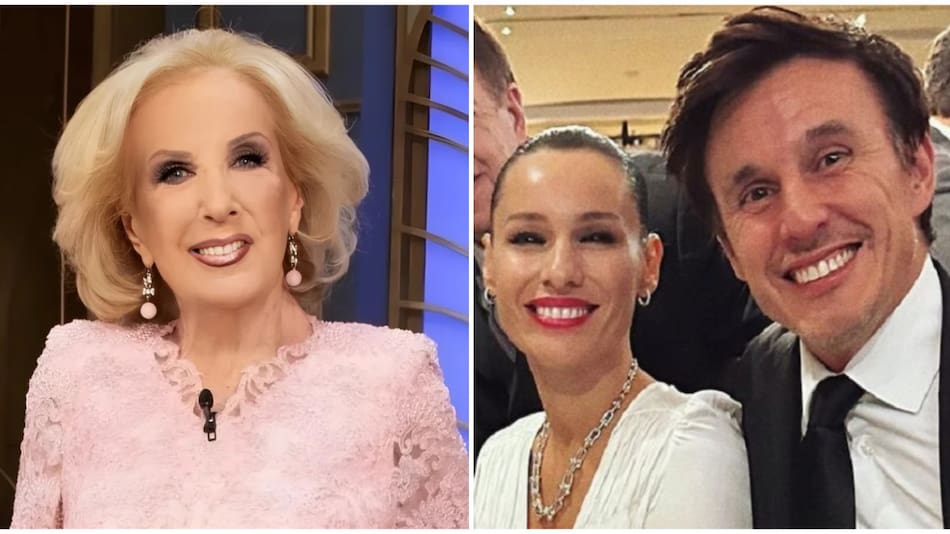 Mirtha Legrand y Pampita y Roberto García Moritán. Fotos: Instagram.