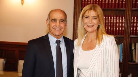 Daniel Salvador y Verónica Magario