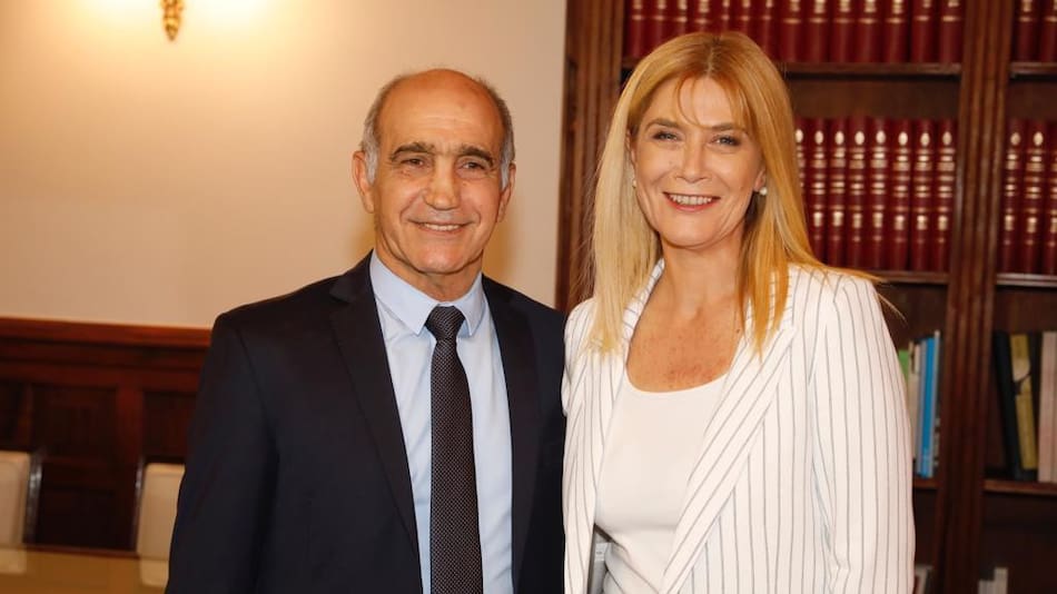 Daniel Salvador y Verónica Magario