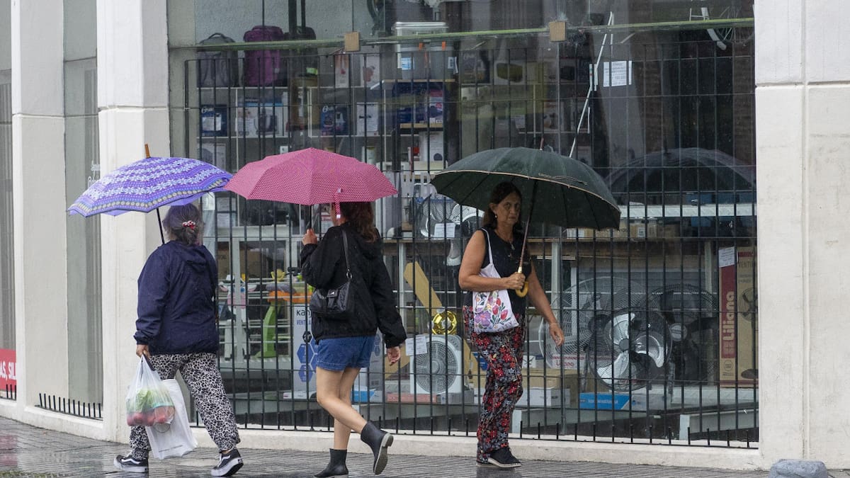Lluvias y tormentas en la Ciudad de Buenos Aires.