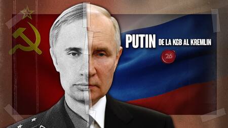Putin, de la KGB al Kremlin. Foto: 26 Historia /Canal 26.