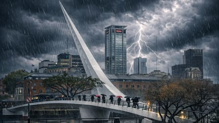 Se vienen dos días de tormentas en Buenos Aires: cuándo llegan las lluvias fuertes y cuál será el día más intenso de la semana