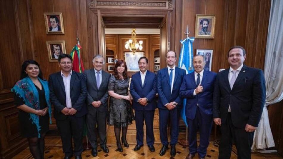 Cristina Kirchner recibió al presidente de Bolivia, Luis Arce
