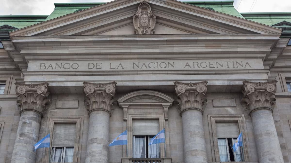 Fachada del Banco de la Nación Argentina. Foto: Archivo.
