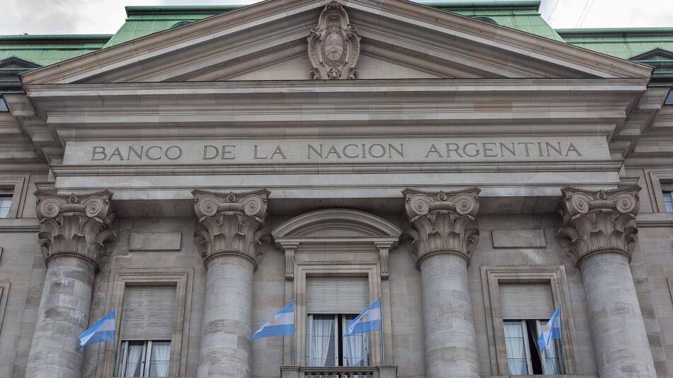 Fachada del Banco de la Nación Argentina. Foto: Archivo.