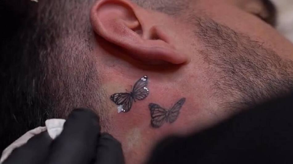El tatuaje de Rodrigo De Paul. Foto: captura.