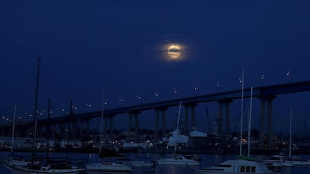 Súper Luna de Sangre en el Mundo - Estados Unidos (Reuters)