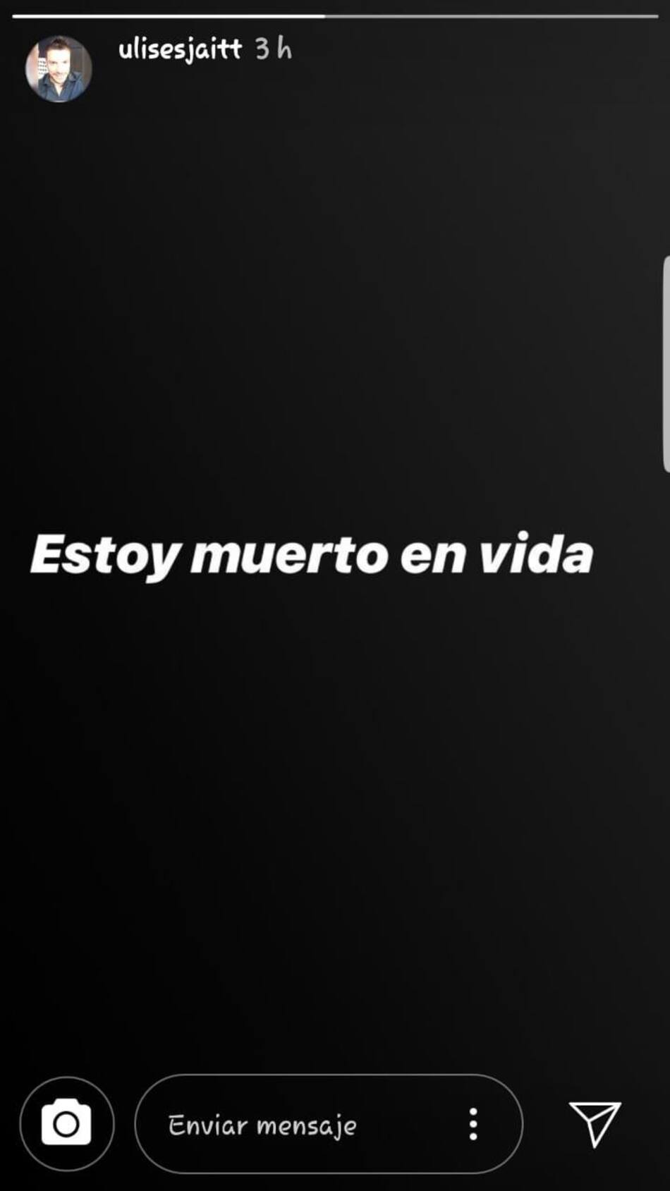 Mensaje de Ulises Jaitt sobre la muerte de Natacha Jaitt en redes sociales