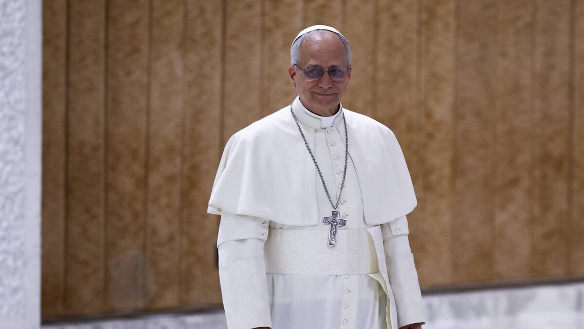 Papa León XIV. Foto: Reuters/Guglielmo Mangiapane