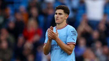 Julián Álvarez; Manchester City. Foto: Reuters.