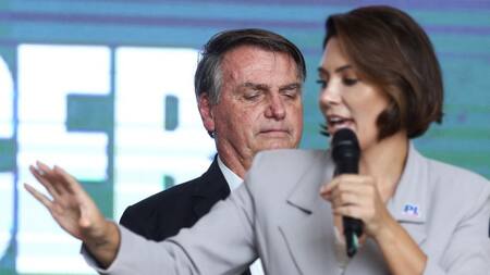 Jair Bolsonaro y su esposa Michelle no declararon en la causa por enriquecimiento ilícito. Foto: Reuters.