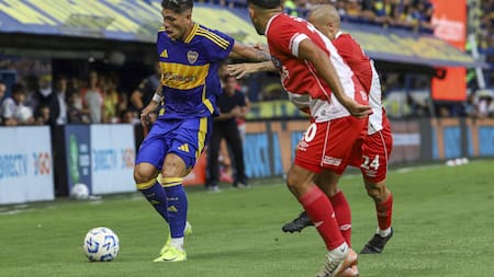 Boca Juniors vs. Argentinos Juniors. Foto: NA (Maximiliano Luna)