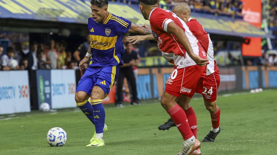 Boca Juniors vs. Argentinos Juniors. Foto: NA (Maximiliano Luna)