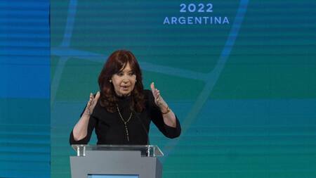 Cristina Kirchner, vicepresidenta. Foto: NA.
