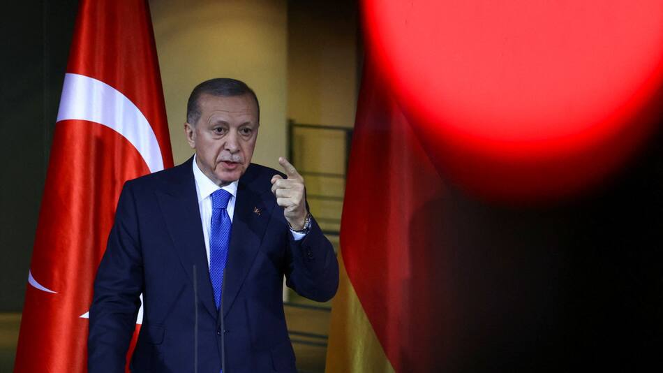 Recep Tayyip Erdogan, presidente de Turquía. Foto: REUTERS.