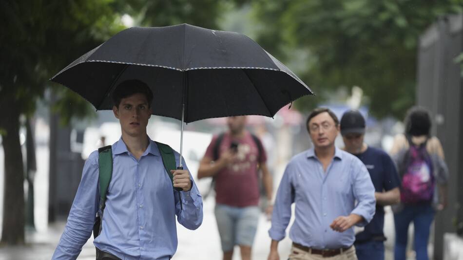 Lluvias. Foto: NA