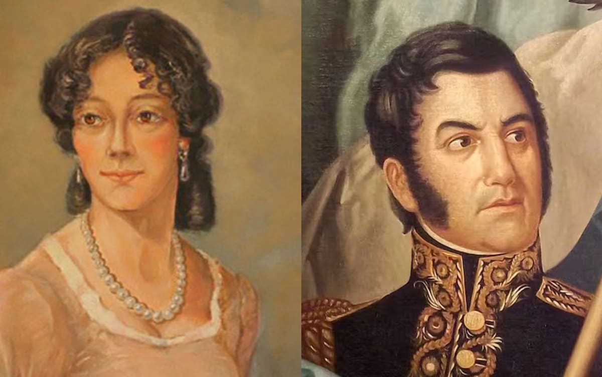 Remedios de Escalada y José de San Martín, un matrimonio infeliz