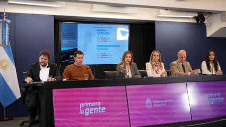 Anuncio de subsidios por parte del Gobierno. Foto: NA.