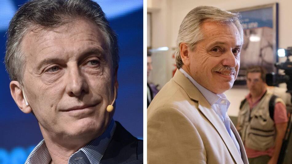Elecciones 2019, Macri y Alberto Fernández