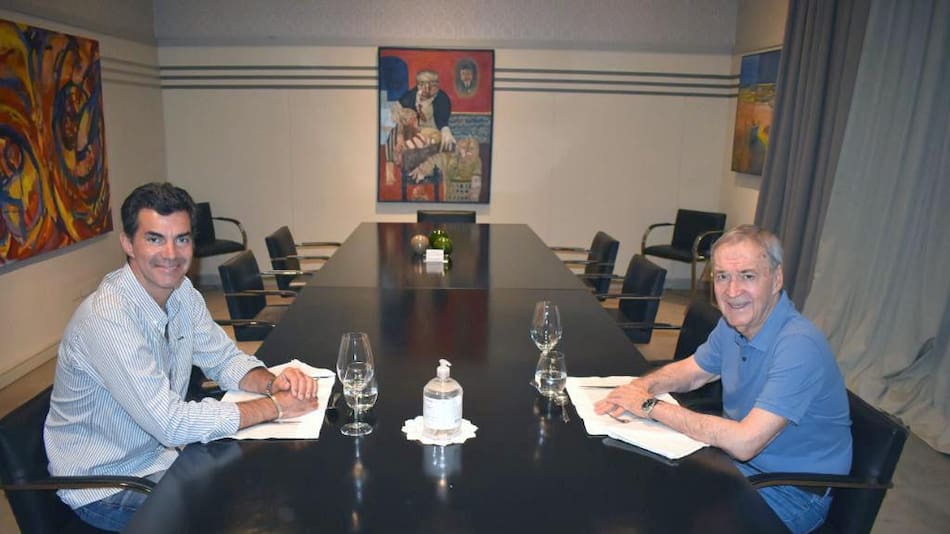 Juan Schiaretti y Juan Manuel Urtubey. Foto: NA.