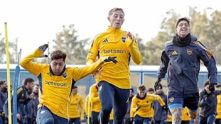 Entrenamiento de Boca