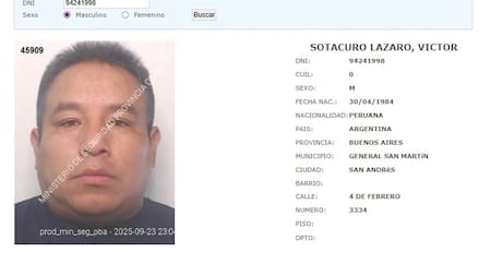 El quinto detenido por el triple femicidio en Florencio Varela.