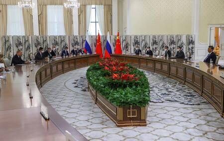 Reunión de Putin en Uzbekistán_Reuters