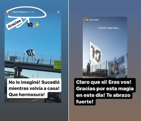 Las historias de Dalma Maradona. Fotos: Instagram @dalmaradona