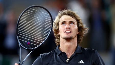 El tenista alemán, Alexander Zverev. Foto: NA.