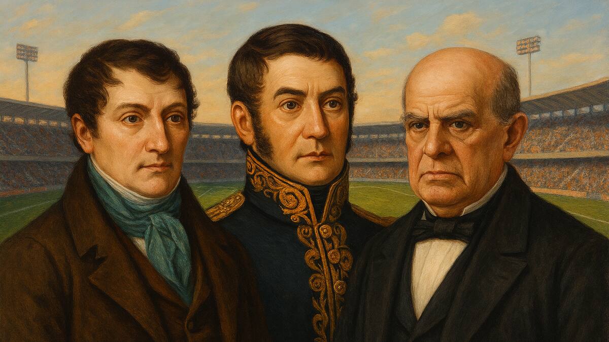 Próceres y fútbol: las glorias de la historia argentina que bautizan a clubes históricos