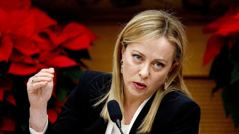 Primera ministra italiana, Giorgia Meloni. Foto: Reuters.